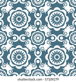 seamless floral pattern, vector background