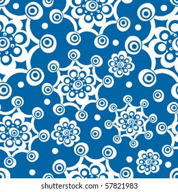 seamless floral pattern, vector background