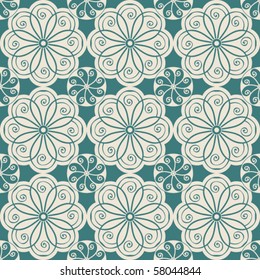 seamless floral pattern, vector background
