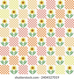 Seamless floral pattern in vector for backgrounds, fabrics, wallpaper, wrapping and more
