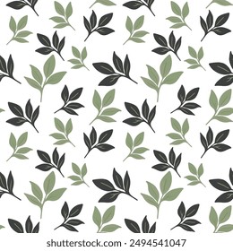Seamless Floral Pattern Vector | Botanical Design for Fabric, Wallpaper, Scrapbook, Stationery, Textiles, and Digital Prints
