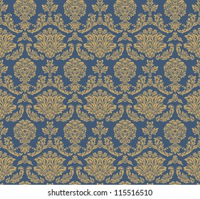 Seamless floral pattern - vector pattern for continuous replicate.