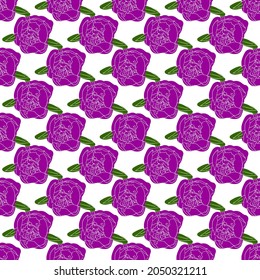 Seamless floral pattern. Vector decorative background for wallpaper, textile, scrabook paper, stationery design.
