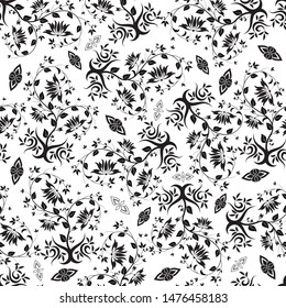 Seamless Floral Pattern (Vector Design)