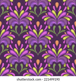 Seamless floral pattern. Vector design
