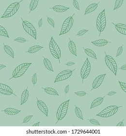 Seamless floral pattern Vector flower leaves  background  for cover cases fabric interior decor