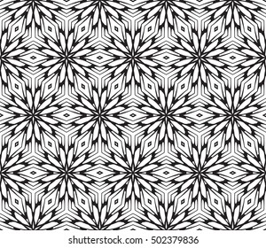 Seamless floral pattern. vector graphic illustration. Ethnic arabic indian ornament. For wallpaper, brochure, web page background.