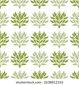 Seamless floral pattern with vector herb. Floral illustration. Can be used for making wallpaper, fabrics and other types of products