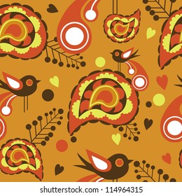 seamless floral pattern. vector illustration