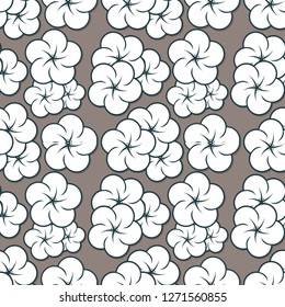 Seamless Floral Pattern. Vector illustration