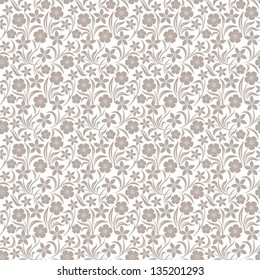 Seamless floral pattern. Vector illustration.