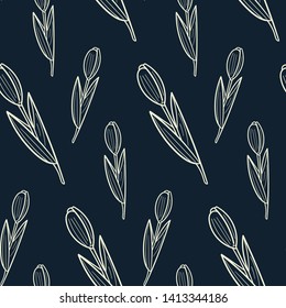 seamless floral pattern vector illustration for decoration