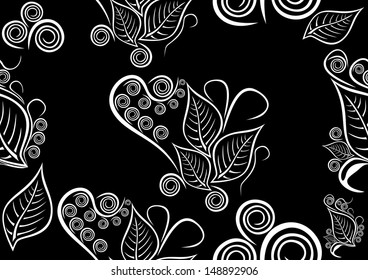 Seamless floral pattern. Vector illustration.