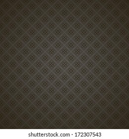 seamless floral pattern, vector illustration. Dark geometric design.