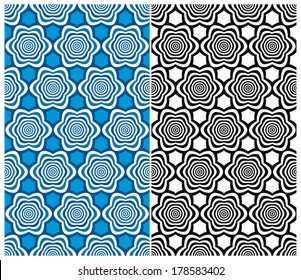 Patrón floral sin soldadura. Ilustración vectorial