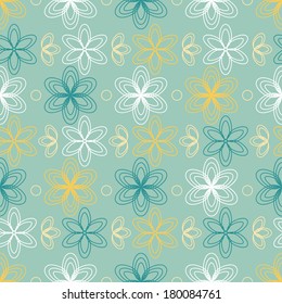 Seamless floral pattern. Vector illustration