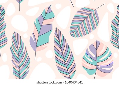 Seamless Floral Pattern. vector illustration.