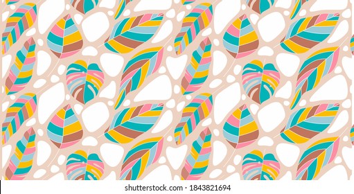 Seamless Floral Pattern. vector illustration.