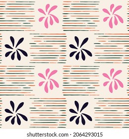 patrón floral sin fisuras. ilustración vectorial