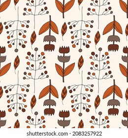 seamless floral pattern. vector illustration