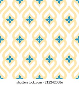 Seamless floral pattern. Vector illustration background