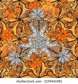 seamless Floral Pattern in vector illustration on pleasant colors. Beautiful fabric pattern. vector illustration 