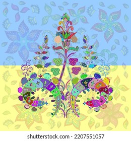 patrón floral sin fisuras en la ilustración vectorial de colores agradables. Bonito patrón de tela. ilustración vectorial 