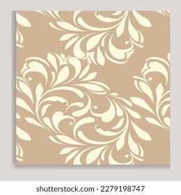 Ilustración vectorial del patrón floral sin inconvenientes.