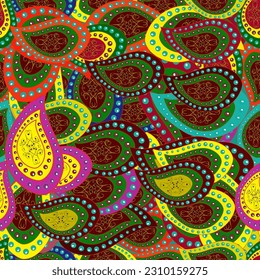 seamless Floral Pattern in vector illustration Flowers on pleasant colors in watercolor style.