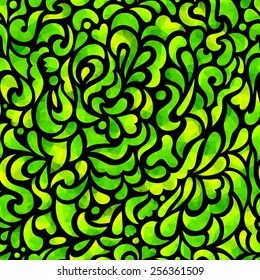 Seamless floral pattern, vector illustration