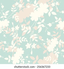 Seamless floral pattern. Vector illustration.