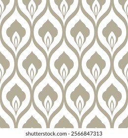 Seamless floral pattern. Vector illustration background. 