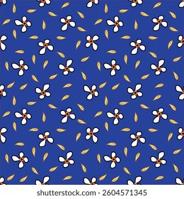 Seamless floral pattern ,vector illustration.