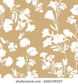 Seamless floral pattern. Vector Illustration.