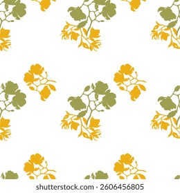 Seamless floral pattern. Vector Illustration.