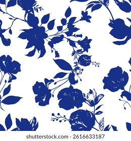 Seamless floral pattern. Vector Illustration.