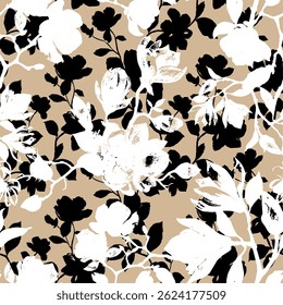 Seamless floral pattern. Vector Illustration.