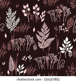 Seamless floral pattern. Vector illustration.