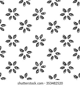 Seamless floral pattern. Vector illustration.