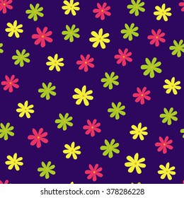 Seamless floral pattern, vector illustration 