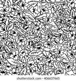 Seamless floral pattern. Vector illustration. 