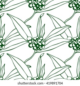 Seamless floral  pattern. Vector illustration.