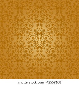 Seamless floral pattern. Vector illustration.