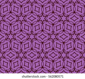 Seamless floral pattern. vector illustration. For design, wallpaper, background fills, fill, card, banner, flyer. Ethnic ornament. purple, dark red color