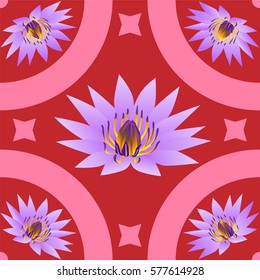 Seamless floral pattern. Vector illustration