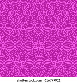 Seamless floral pattern. vector illustration. For design, wallpaper, background fills, fill, card, banner, flyer. Ethnic ornament