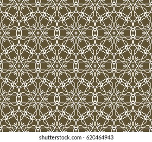 Seamless floral pattern. vector illustration. For design, wallpaper, background fills, fill, card, banner, flyer. Ethnic ornament