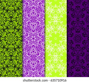 Seamless floral pattern. vector illustration. For design, wallpaper, background fills, fill, card, banner, flyer. Ethnic ornament