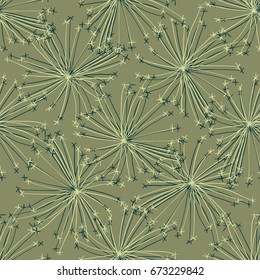 Seamless floral pattern. Vector illustration.