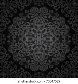 Seamless floral pattern. Vector illustration.